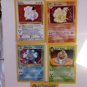 Original Pokemon jungle base set Holos